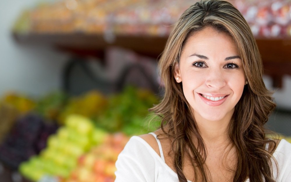 heureuse d'augmenter ses ventes